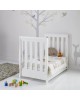 OBaby Cotbed Mini Stamford Sleigh White