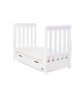 OBaby Cotbed Mini Stamford Sleigh White