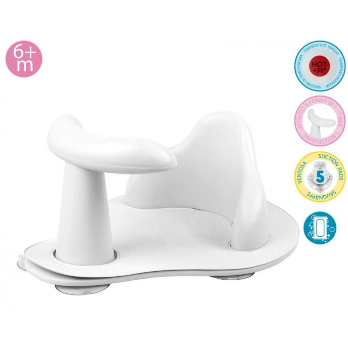 Kiokids Bath Seat with Temperature Sensor Kiokids Bath Seat with Temperature Sensor