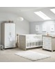 Obaby Nika Nursery Set - Grey Wash with White