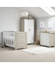 Obaby Nika Nursery Set - Grey Wash with White