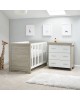 Obaby Nika Nursery Set - Grey Wash with White