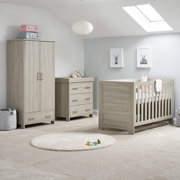 Obaby Nika Nursery Set - Grey Wash