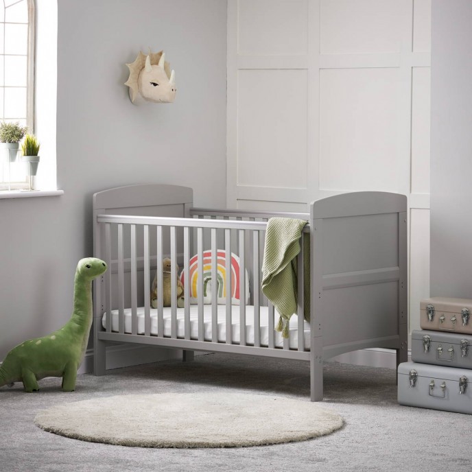 Obaby Cotbed Grace Warm Grey