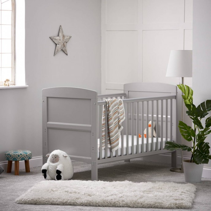 Obaby Cotbed Grace Warm Grey