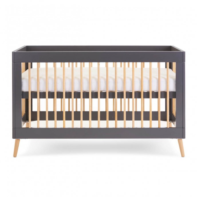 Obaby Cotbed Maya Slate with Natural Obaby Cotbed Maya Slate with Natural