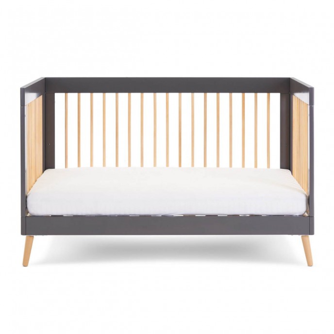 Obaby Cotbed Maya Slate with Natural Obaby Cotbed Maya Slate with Natural