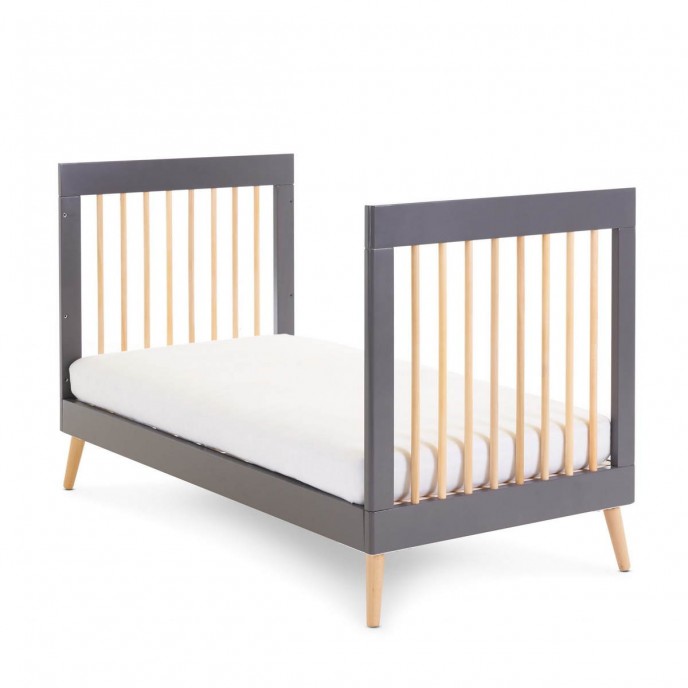 Obaby Cotbed Maya Slate with Natural Obaby Cotbed Maya Slate with Natural