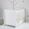 OBaby Cotbed Stamford Sleigh White OBaby Cotbed Stamford Sleigh White