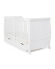 OBaby Cotbed Stamford Sleigh White