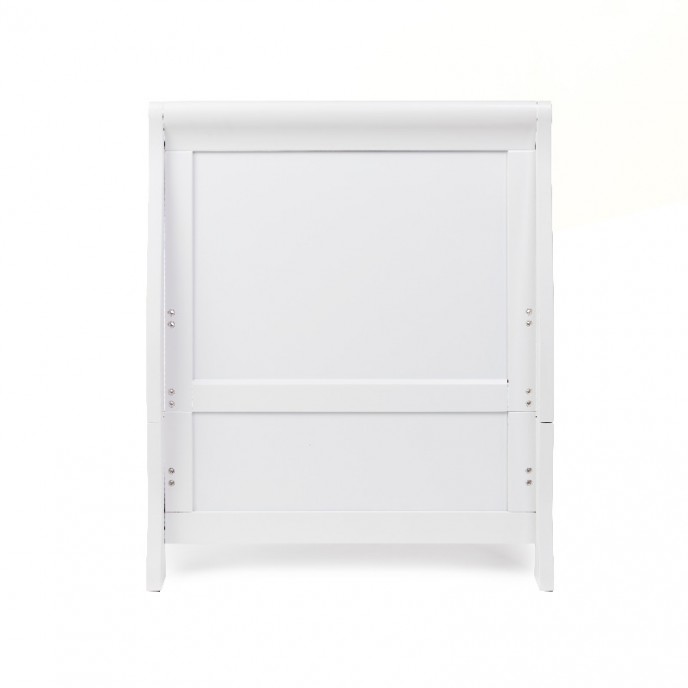 OBaby Cotbed Stamford Sleigh White