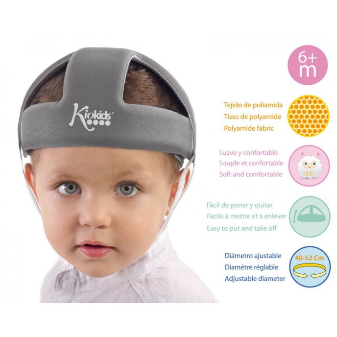 Kiokids Helmet Grey