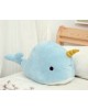 Kiokids Cuddly Narwahl Blue 45cm