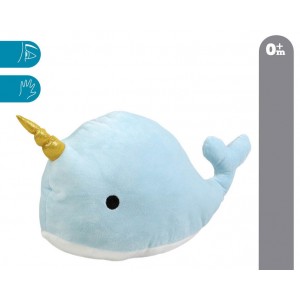 Kiokids Cuddly Narwahl Blue 45cm Kiokids Cuddly Narwahl Blue 45cm
