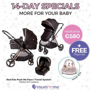 Red Kite Travel System Push Me Pace-I Amber 