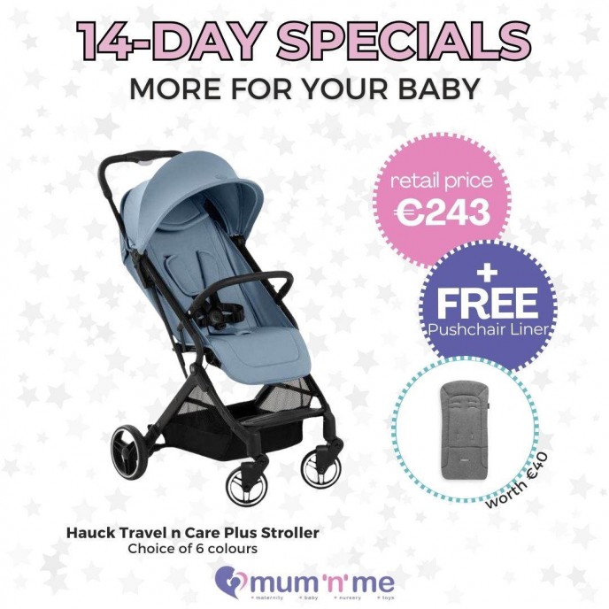 Hauck Stroller Travel n Care Plus Dusty Blue