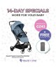 Hauck Stroller Travel n Care Plus Dusty Blue