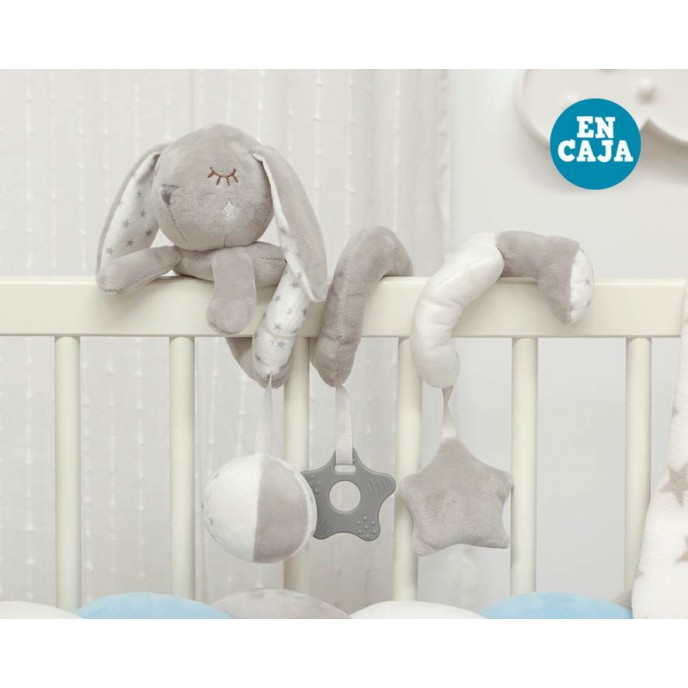 Kiokids Spiral Bunny Grey Kiokids Spiral Bunny Grey