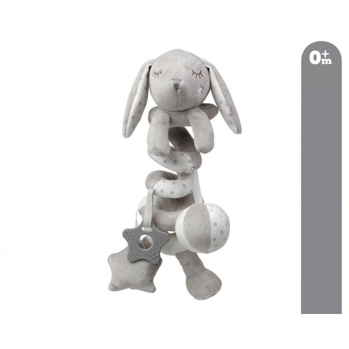 Kiokids Spiral Bunny Grey Kiokids Spiral Bunny Grey