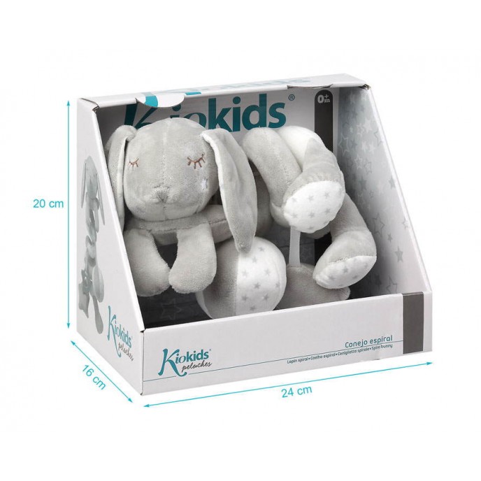 Kiokids Spiral Bunny Grey