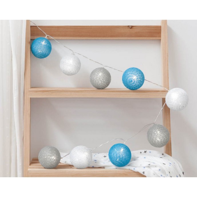 Kiokids Led String Lights Blue