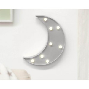 Kiokids Led Wall Mounted Moon Kiokids Led Wall Mounted Moon