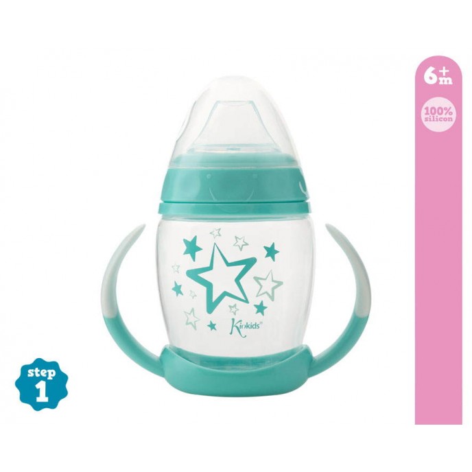 Kiokids Trainer Cup 270ml Blue Stars