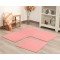 Kiokids Puzzle Mat 60X60cm 4pcs Pink Fabric Kiokids Puzzle Mat 60X60cm 4pcs Pink Fabric