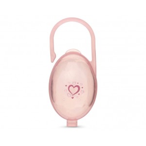 Kiokids Soother Case Hearts Pink Kiokids Soother Case Hearts Pink