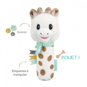 Sophie La Girafe Soft Plush Squeaking Rattle Sophie La Girafe Soft Plush Squeaking Rattle