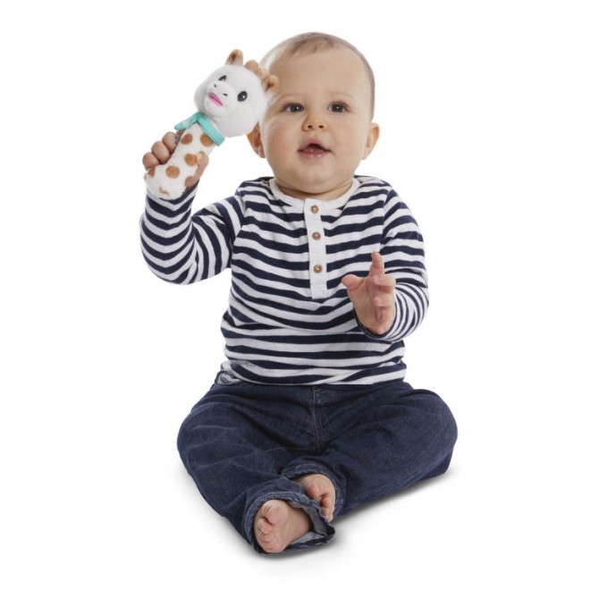 Sophie La Girafe Soft Plush Squeaking Rattle Sophie La Girafe Soft Plush Squeaking Rattle