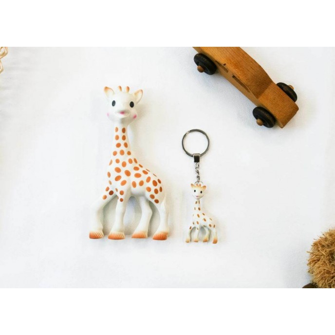 Sophie La Girafe and Keychain