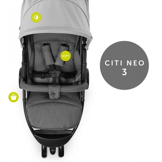 Hauck Stroller Citi Neo 3 Grey (up to 25kg)