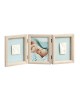 Baby Art Baby Touch Duo Cast and Photo Frame Stormy