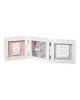 Baby Art Baby Touch Duo Cast and Photo Frame White