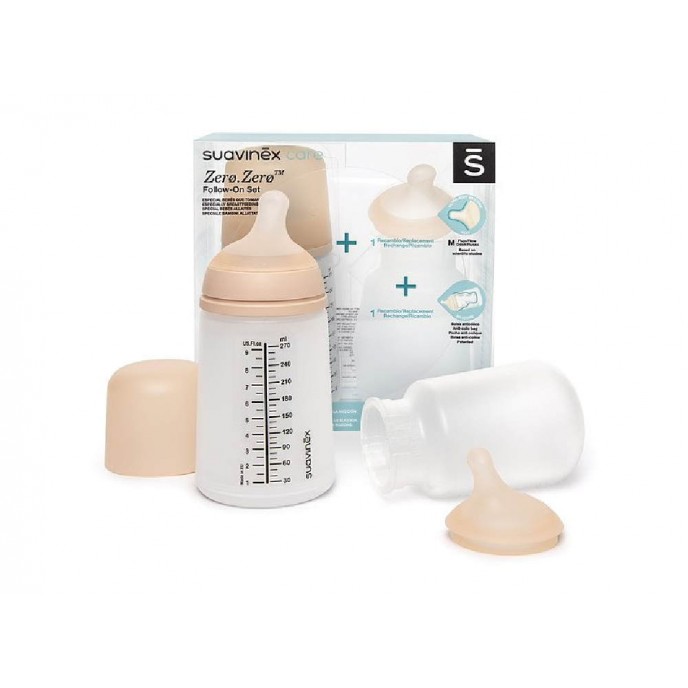 Suavinex ZeroZero Anticolic Bottle 270ml Pack Suavinex ZeroZero Anticolic Bottle 270ml Pack