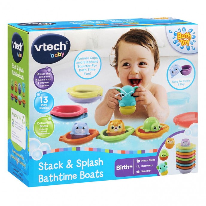 Vtech Stack Splash Bathtime Boats