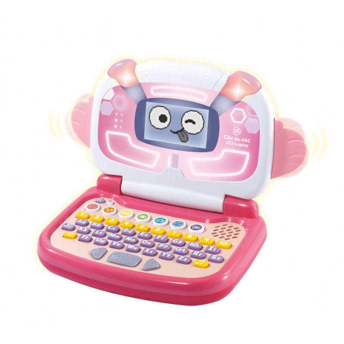 Leap Frog Clic the ABC 123 Laptop Pink