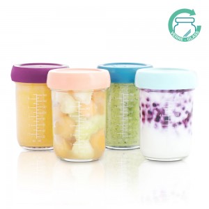 Babymoov Glass Storage Pots 4pk 220ml