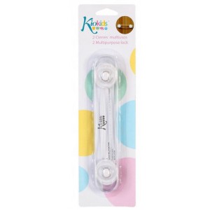 Kiokids Multi Purpose Latch 18cm 2pk