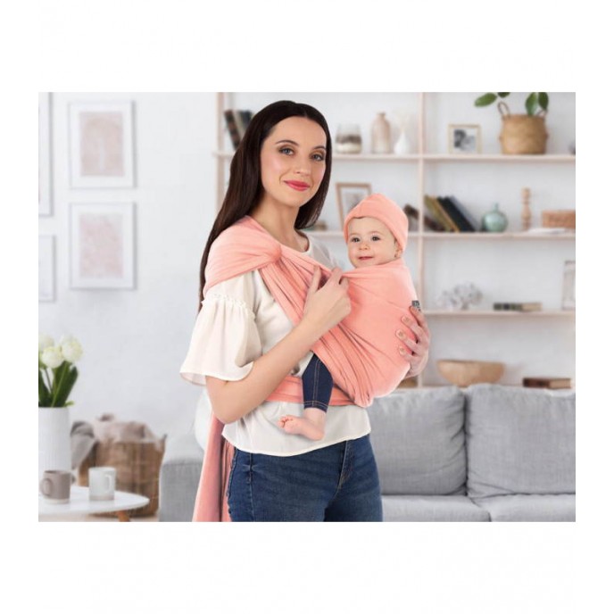 Kiokids Baby Carrier Cotton Pink