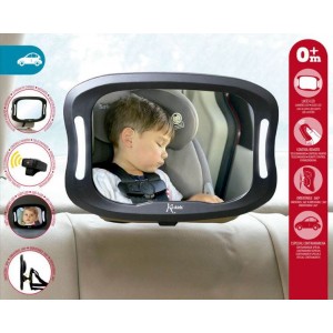 Kiokids Rear View Car Mirror with LED's and Remote Kiokids Rear View Car Mirror with LED's and Remote