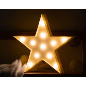 Kiokids LED Wall Mounted Star Yellow Kiokids LED Wall Mounted Star Yellow
