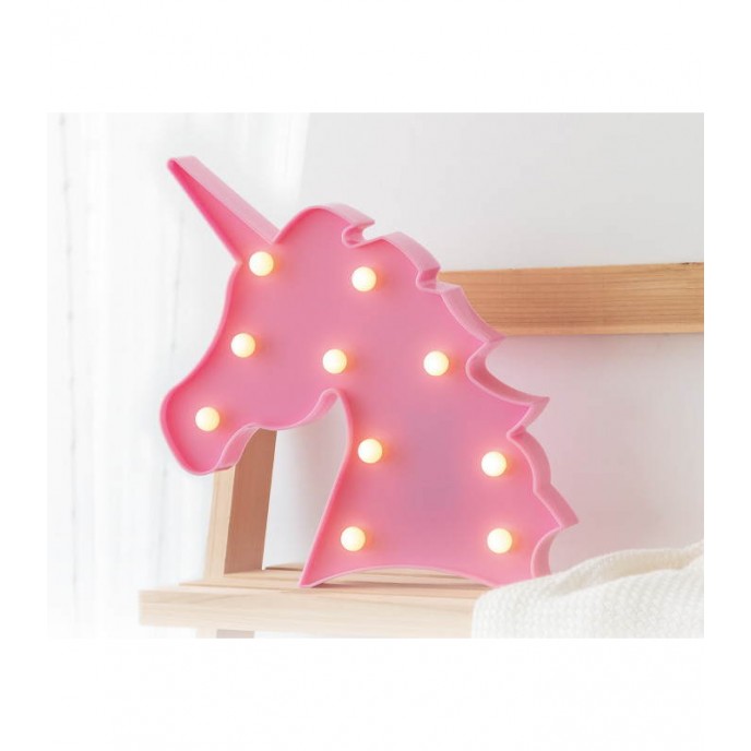 Kiokids LED Wall Mounted Unicorn Pink