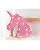 Kiokids LED Wall Mounted Unicorn Pink