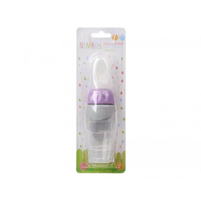 Nenikos Squeeze Spoon Feeder Purple