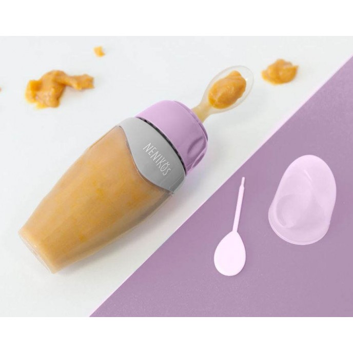 Nenikos Squeeze Spoon Feeder Purple