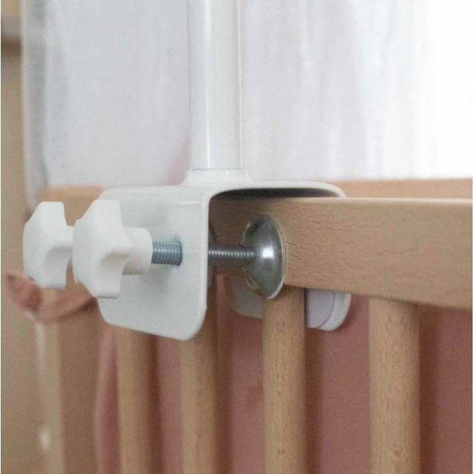 TKS Canopy Tulle with Stand White 2m