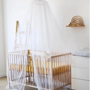 TKS Canopy Tulle with Stand White 2m