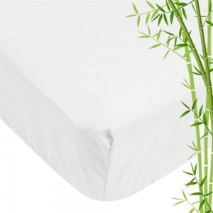 TKS Waterproof Bamboo Fitted Sheet Pram/Crib 40x80cm